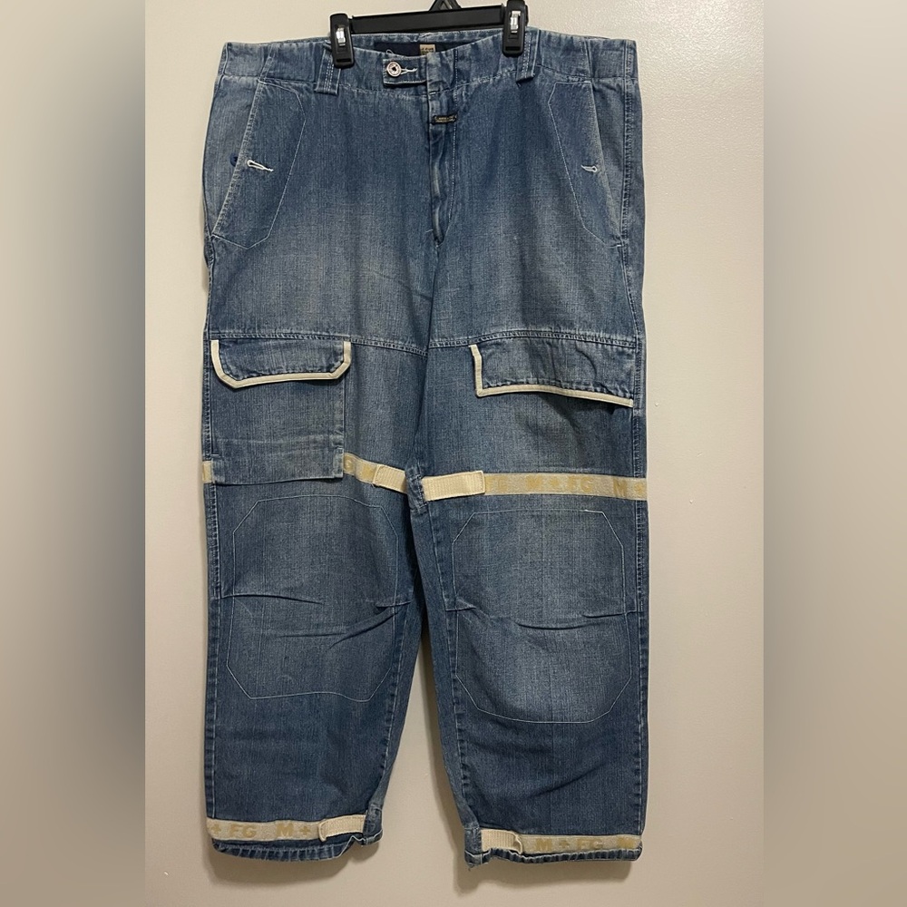 Marithe Francois Girbaud Blue Relaxed Jeans